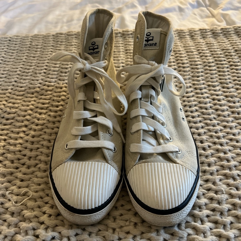 Isabel Marant Benkeen High-Top Sneakers - Picture 5 of 8